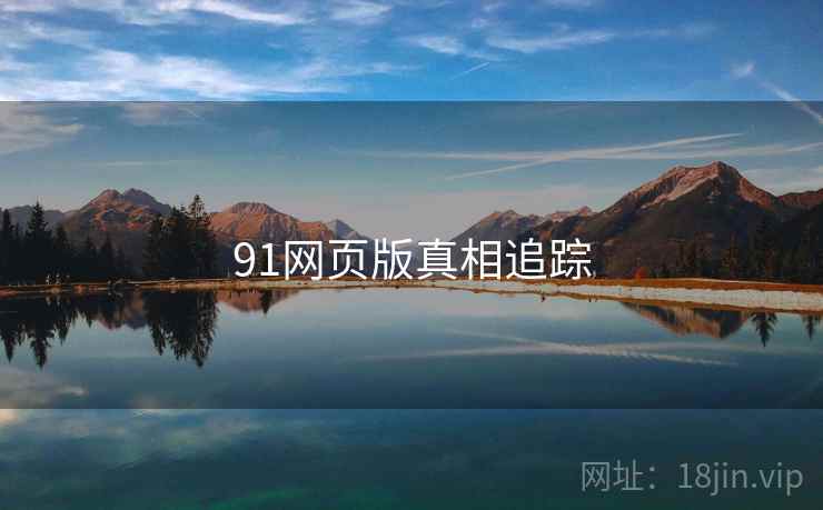 91网页版真相追踪