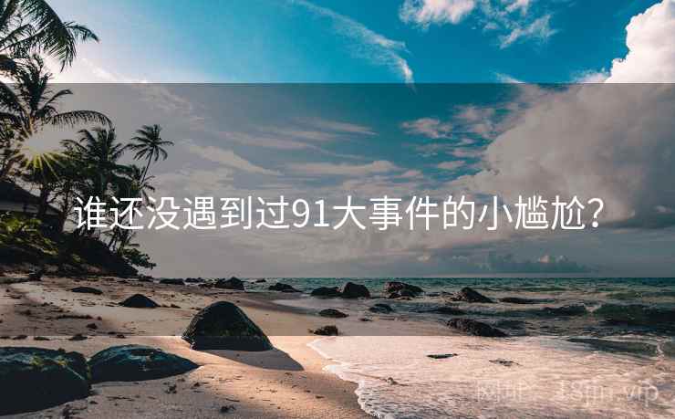 谁还没遇到过91大事件的小尴尬?