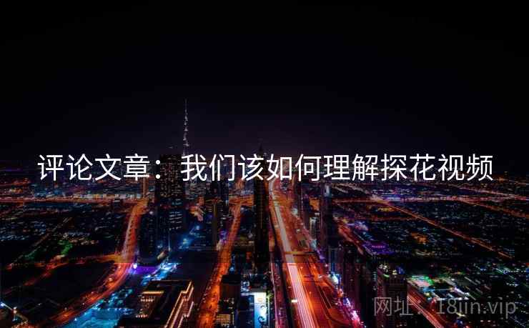 评论文章:我们该如何理解探花视频