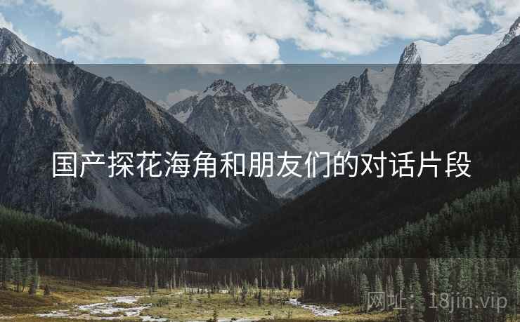 国产探花海角和朋友们的对话片段