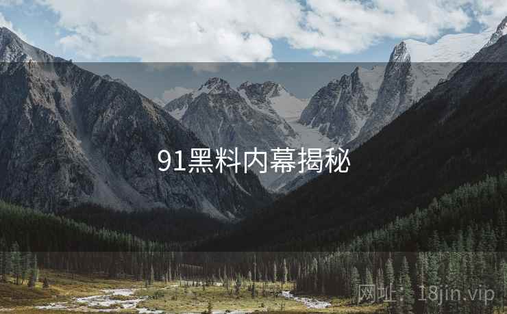91黑料内幕揭秘