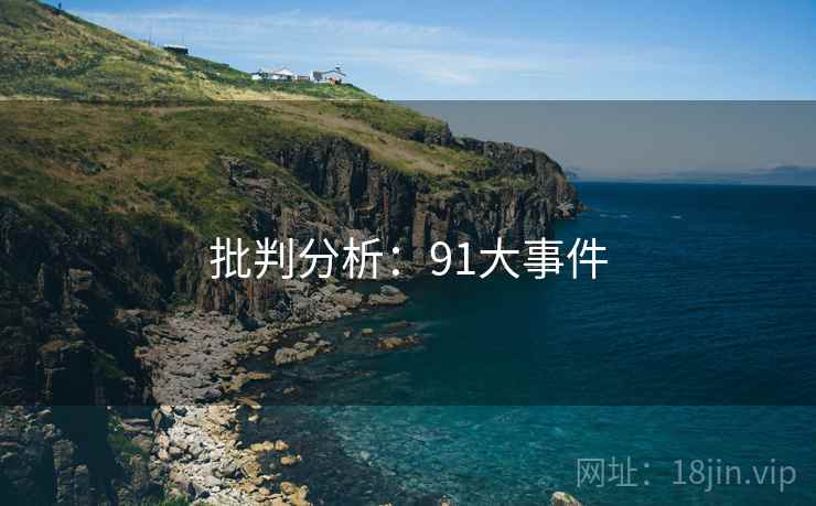 批判分析:91大事件