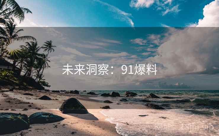 未来洞察:91爆料